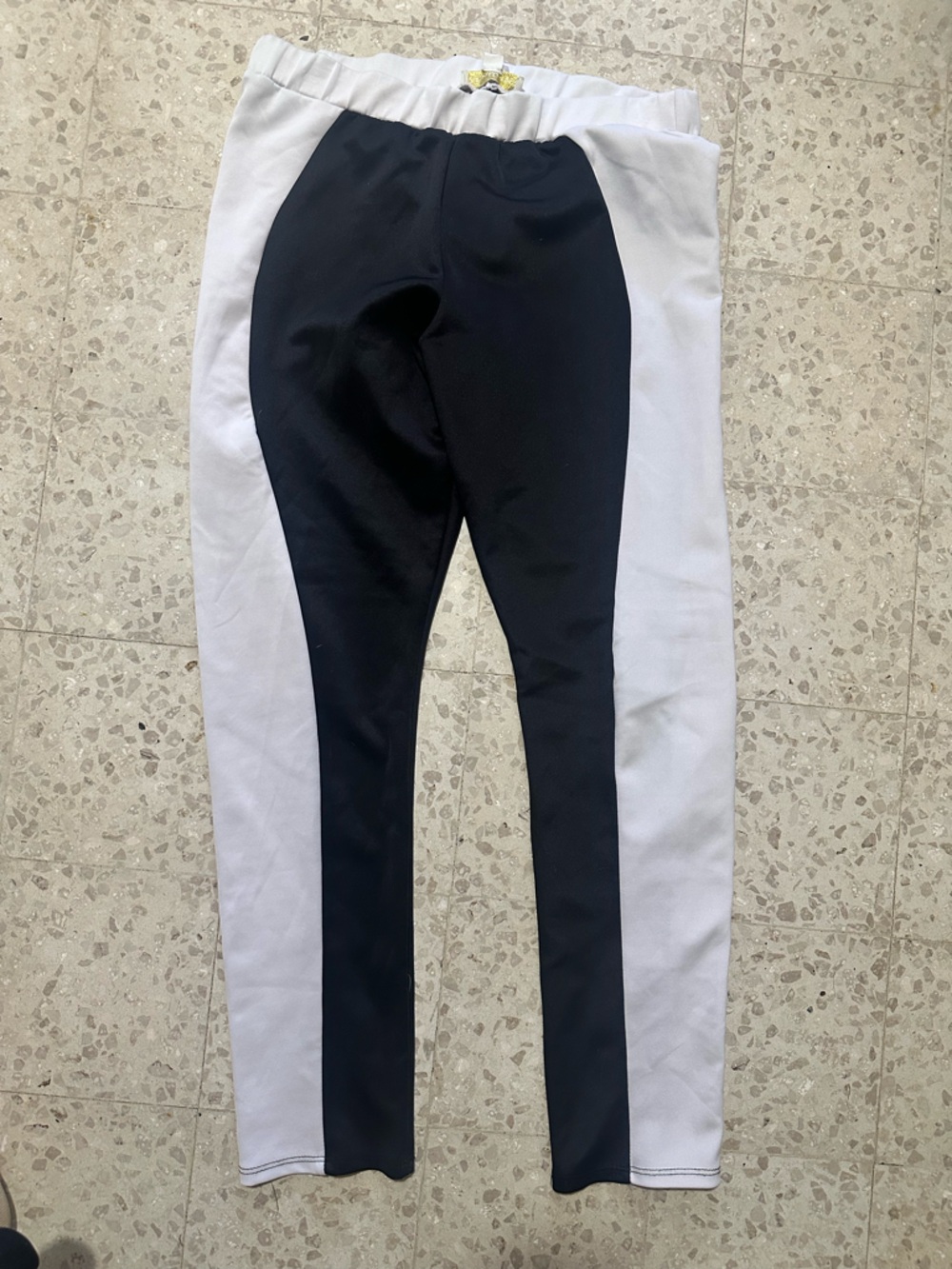 Nicki Minaj white and Black track pants